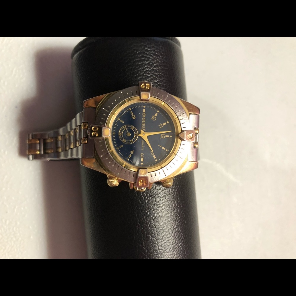 Guess women’s watch, wrist brand is small.